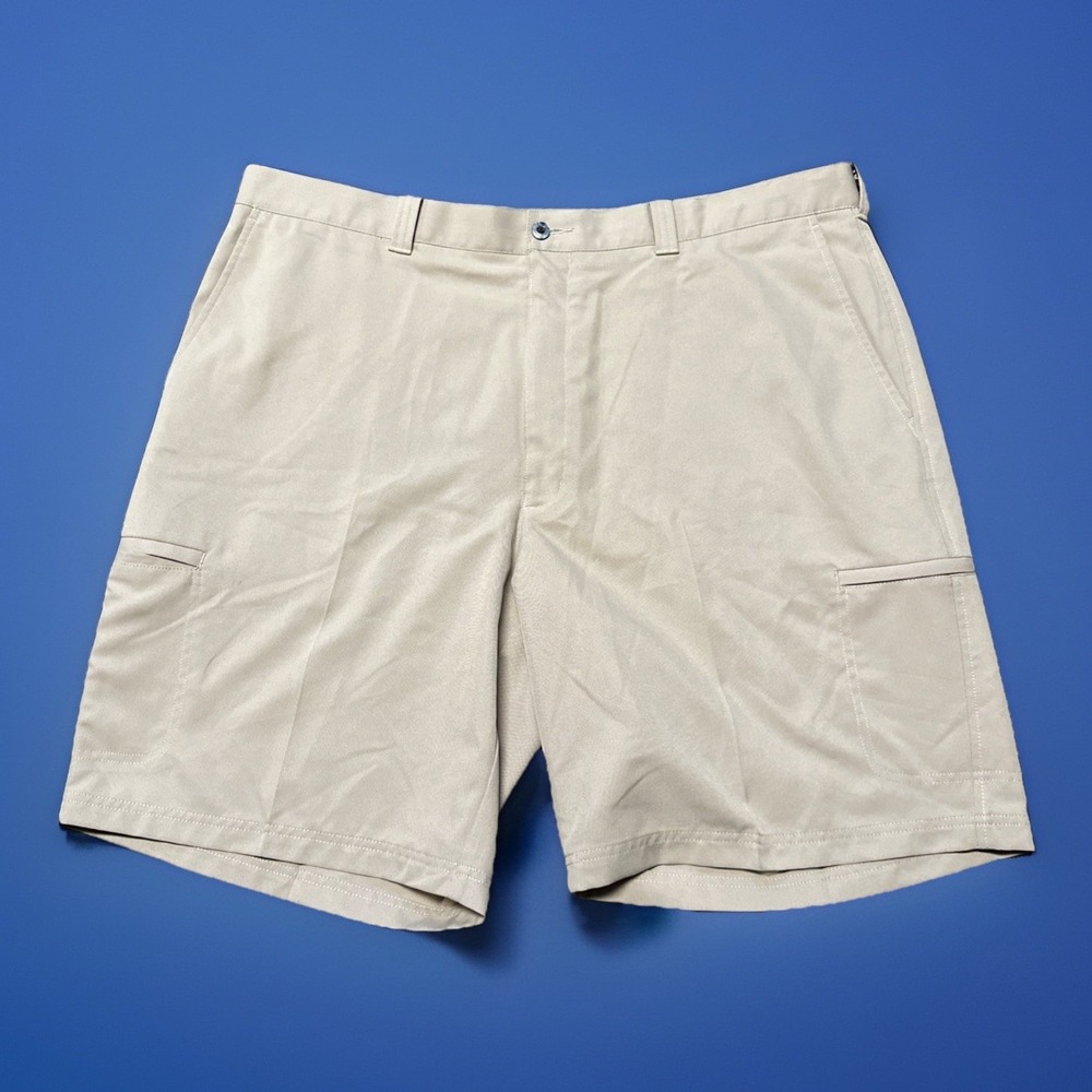 PING Men's Golf Shorts‎ Size 42 Polyester Tan Comfy 42x9.5